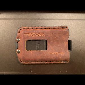 Trayvax edc wallet tobacco brown